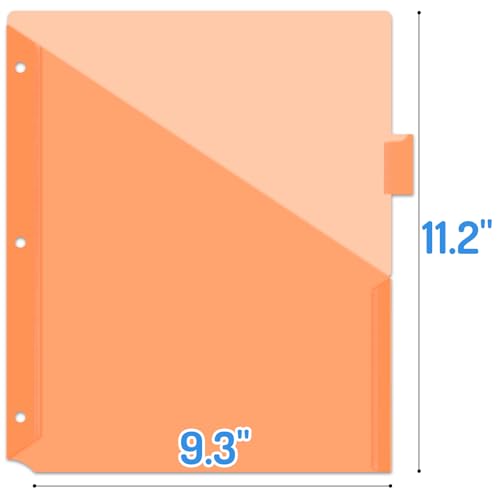 Minimalist Forvencer 8 Count Dividers with Two Pockets, Essentials