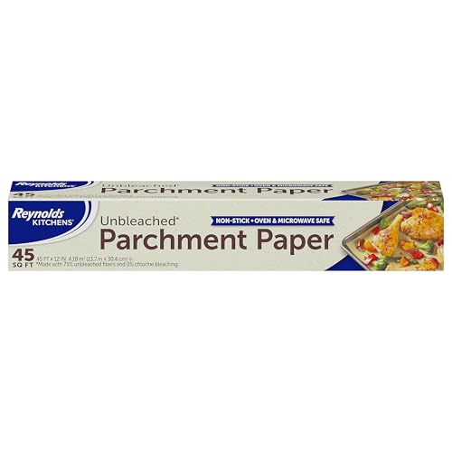 upgraded Reynolds Kitchens Unbleached Parchment Paper Roll, Non for Daily Use