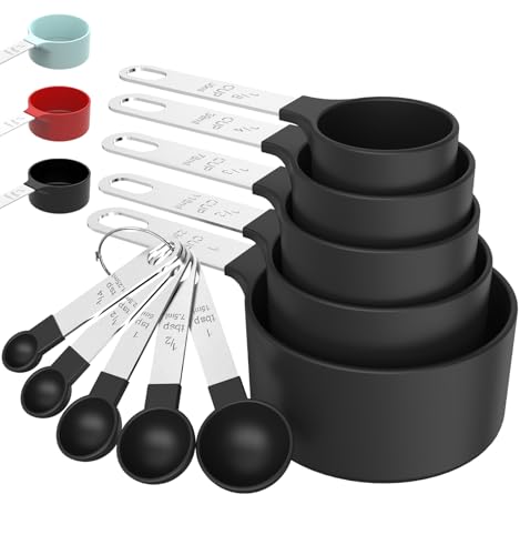 Minimalist TILUCK Measuring Cups & Spoons Set, Stackable