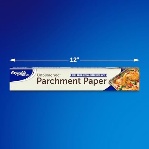 upgraded Reynolds Kitchens Unbleached Parchment Paper Roll, Non for Daily Use